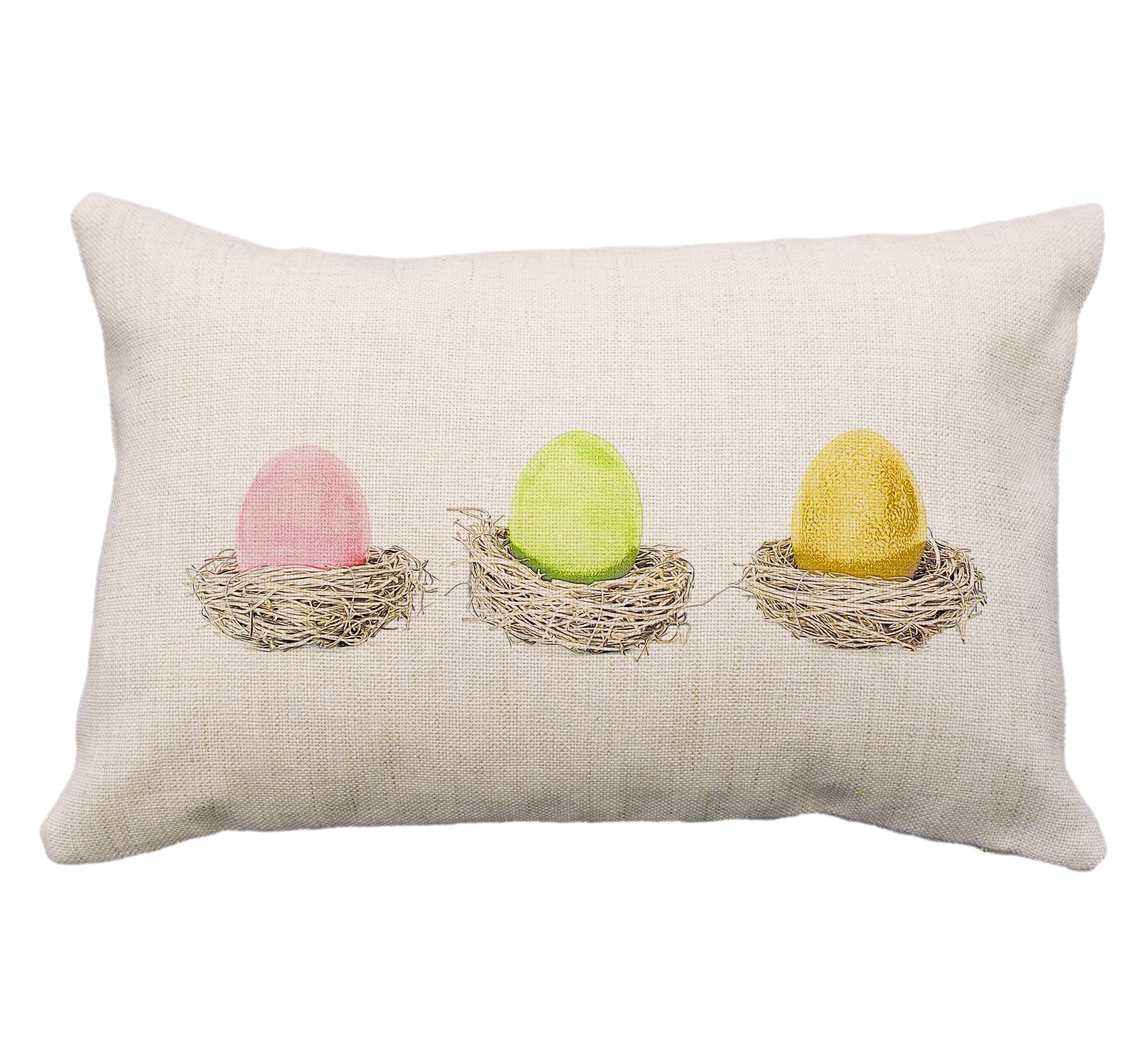 Easter Eggs Pillow 12x18 Pillow Easter Eggs Gifts Gifts For Etsy