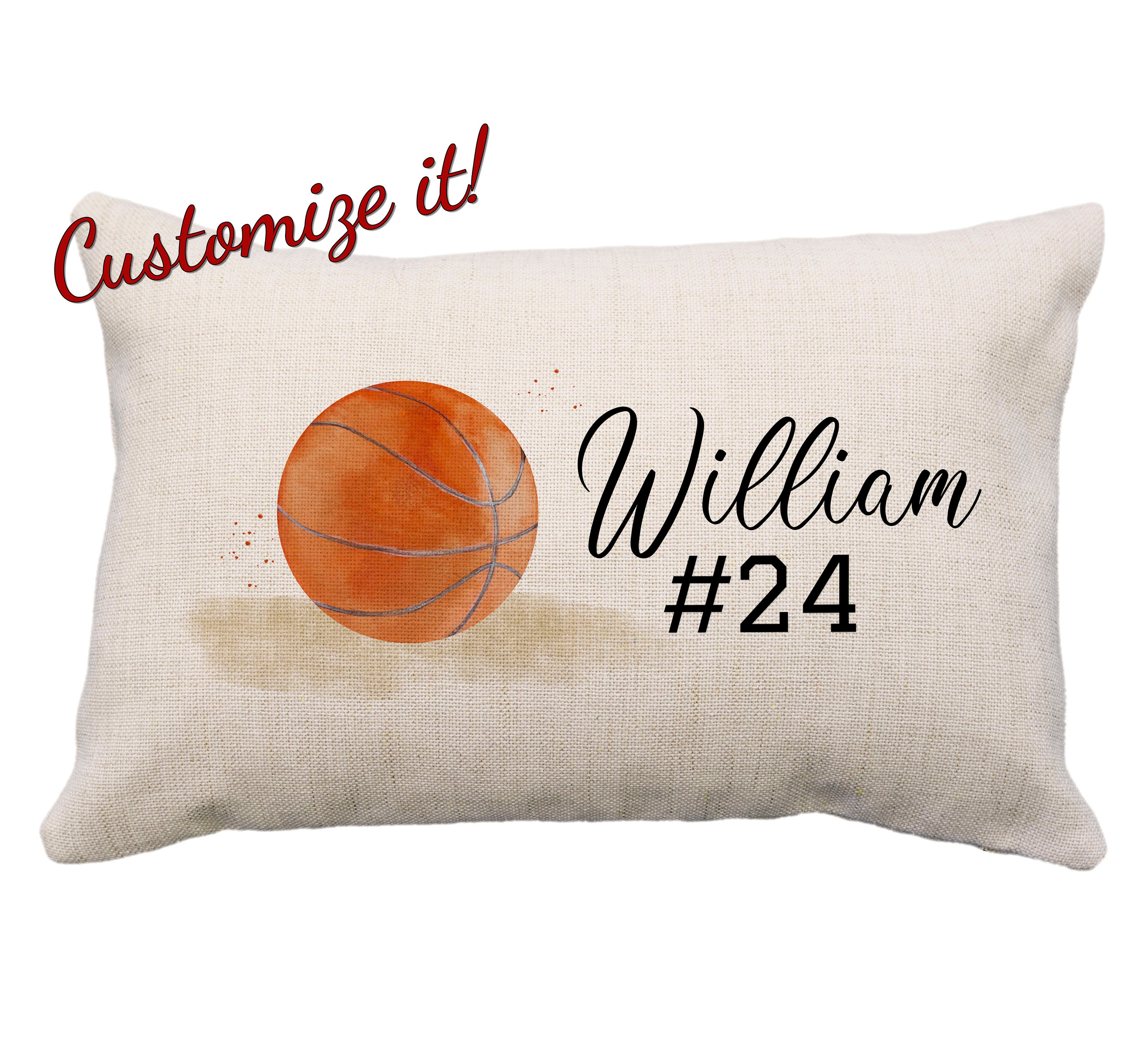 Personalized clearance basketball pillow