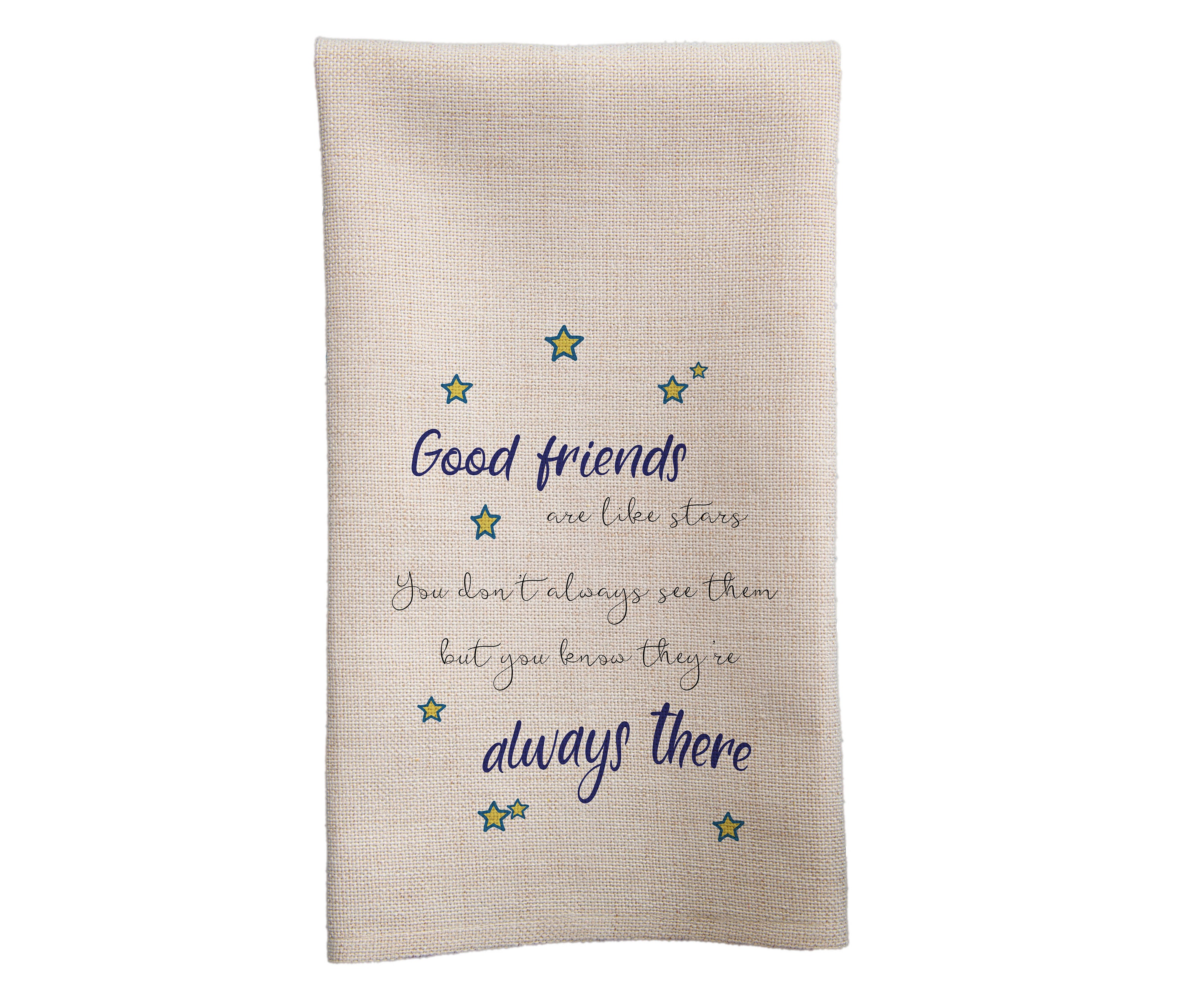 good-friends-are-like-stars-tea-towel-housewarming-gifts-etsy