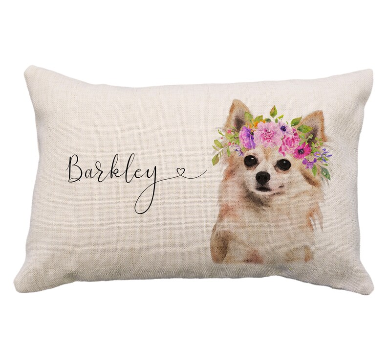 Chihuahua Gifts Personalized Name Chihuahua Pillows Gifts For Chihuahua Lovers Gifts For Chihuahua 12x18 Pillow Dog Gifts