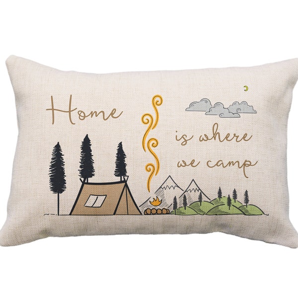 Camper Pillow Etsy
