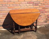 Gateleg Table With Barley Twist Legs