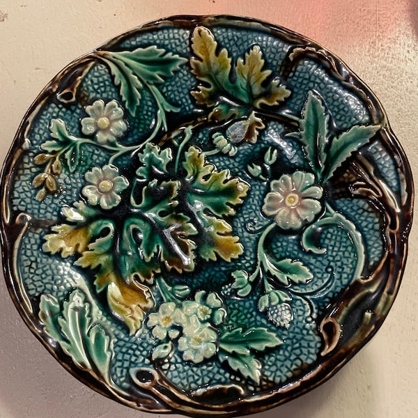 Majolica Plate From Sweden