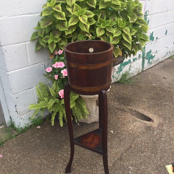 Bucket Plant Stand Etsy