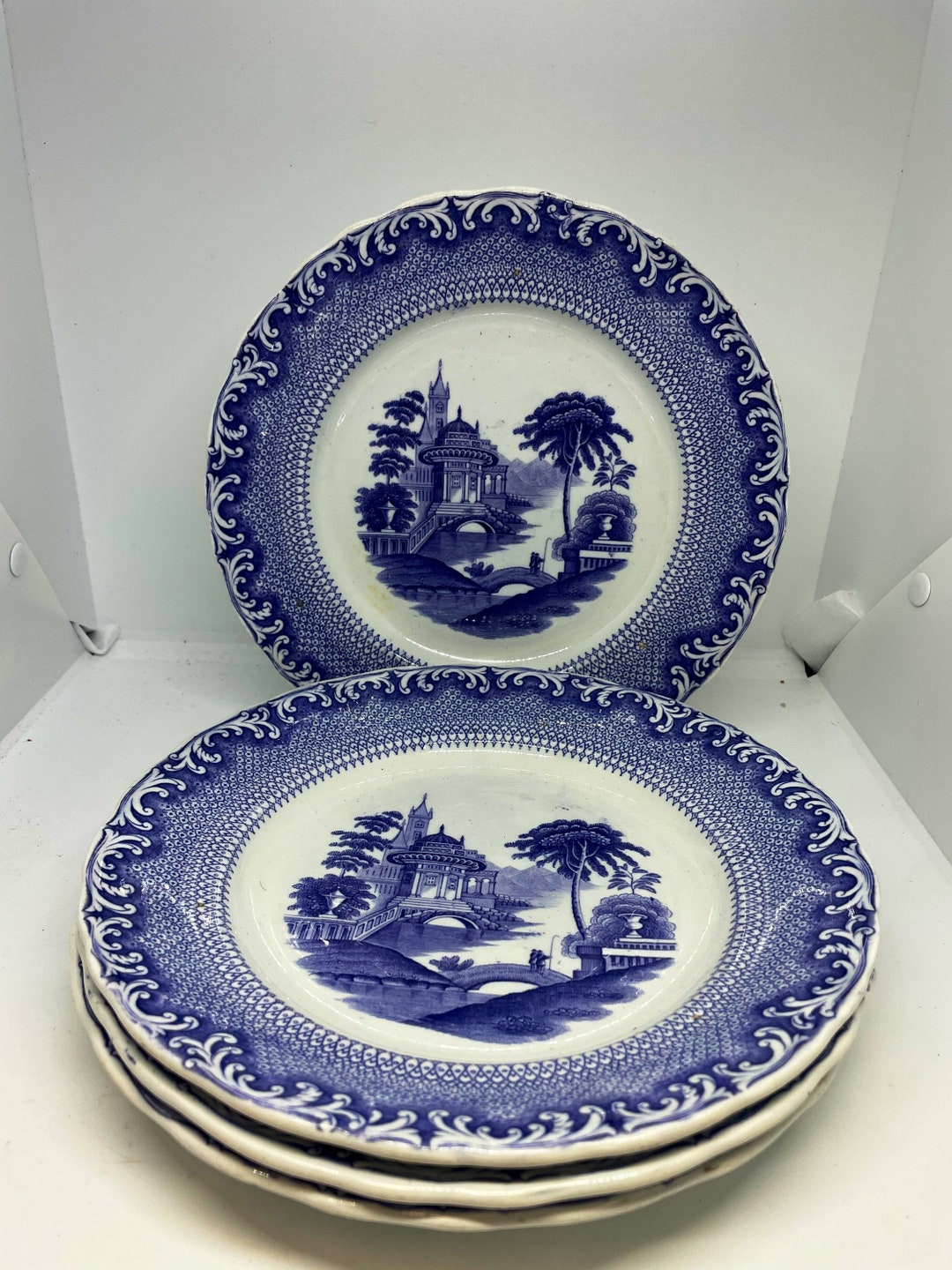 Rorstrand Swedish Plates in Set of Four in Lavender Etsy