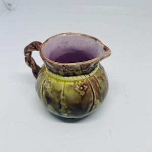 Small Majolica Pitcher/Creamer
