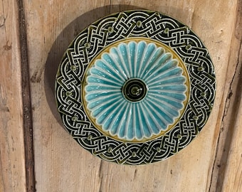 Swedish Majolica Plate By Rorstrand