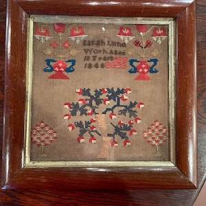 Sampler Dated 1848 From England