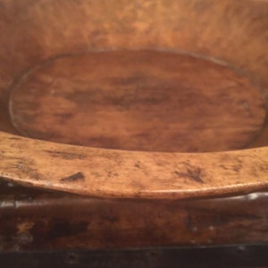 Large Teak Bowl From India afbeelding 2
