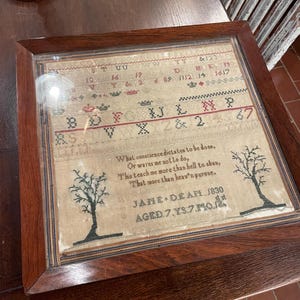 Antique Sampler Dated 1830