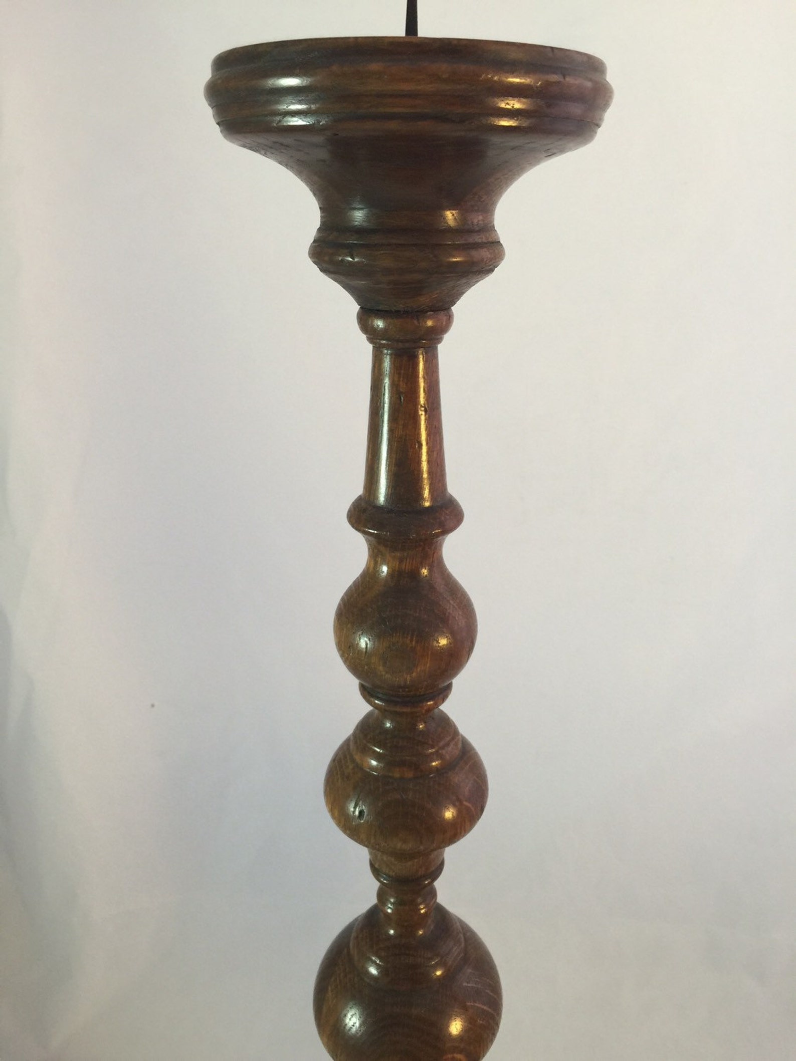 Large Wooden Altar Candlesticks/torchets From Europe Etsy
