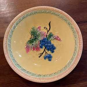Large Majolica Plate From Germany