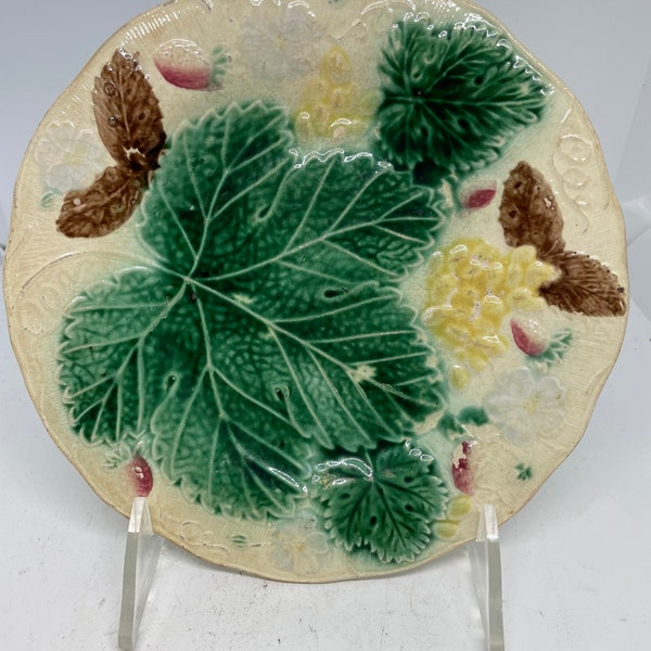 Majolica Plate From England