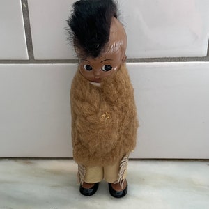 Skookum Indian Boy Doll With A Mohawk