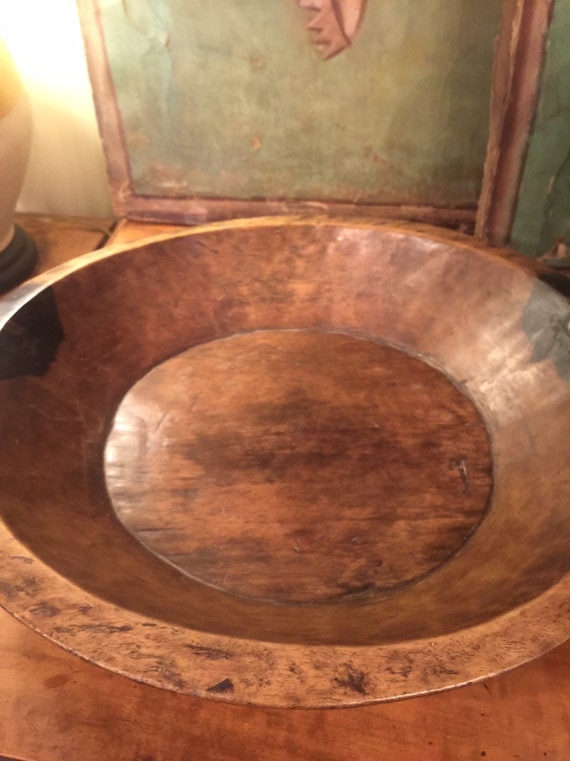 Large Teak Bowl From India