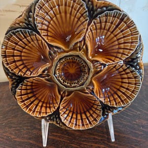 Oyster Plate By Sarrequmines Of France