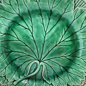 Green Majolica Cabbage Leaf By Wedgewood