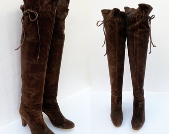 80s thigh high boots