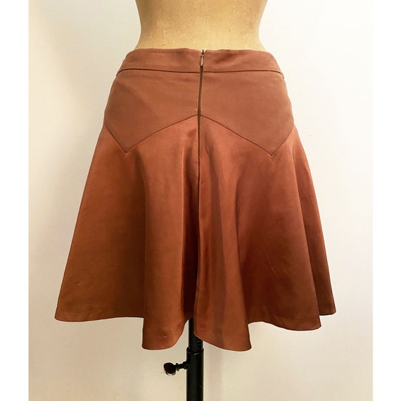 ET VOUS Paris 1920s Style Bias Cut Skirt - Satin … - image 4