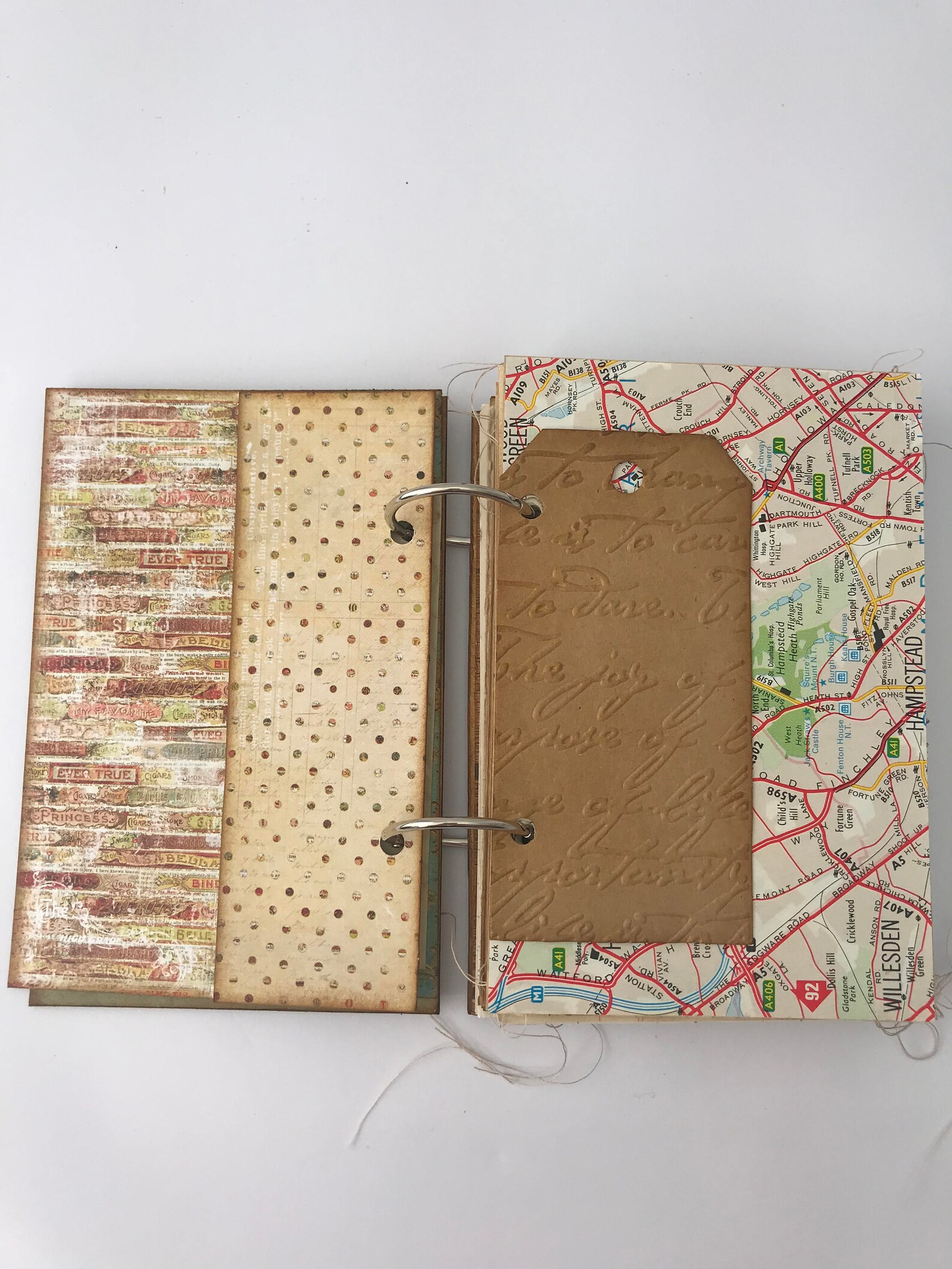Forever Journal Junk Journal Tea Dye Journal Mini Album Etsy