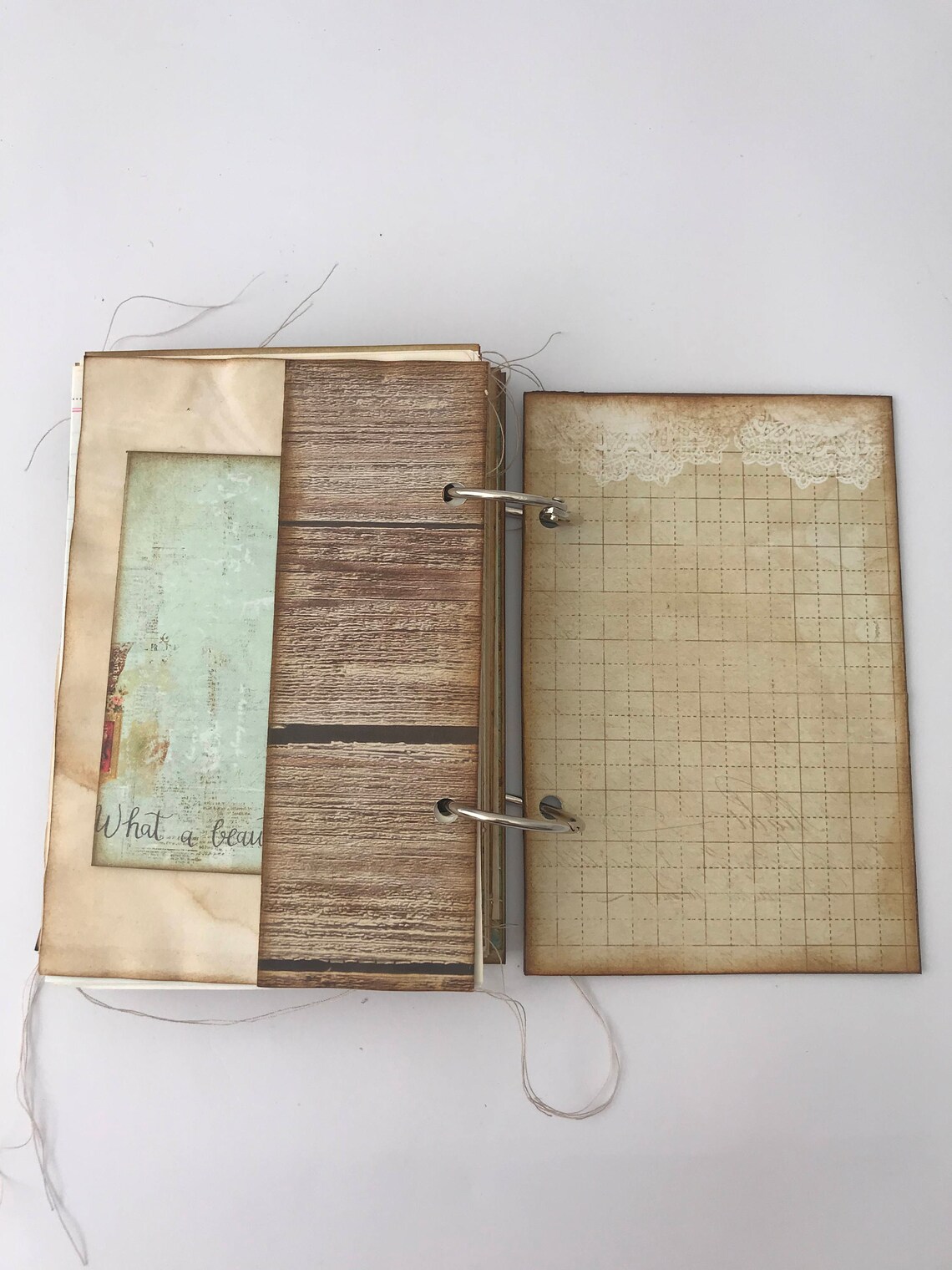 Forever Journal Junk Journal Tea Dye Journal Mini Album Etsy