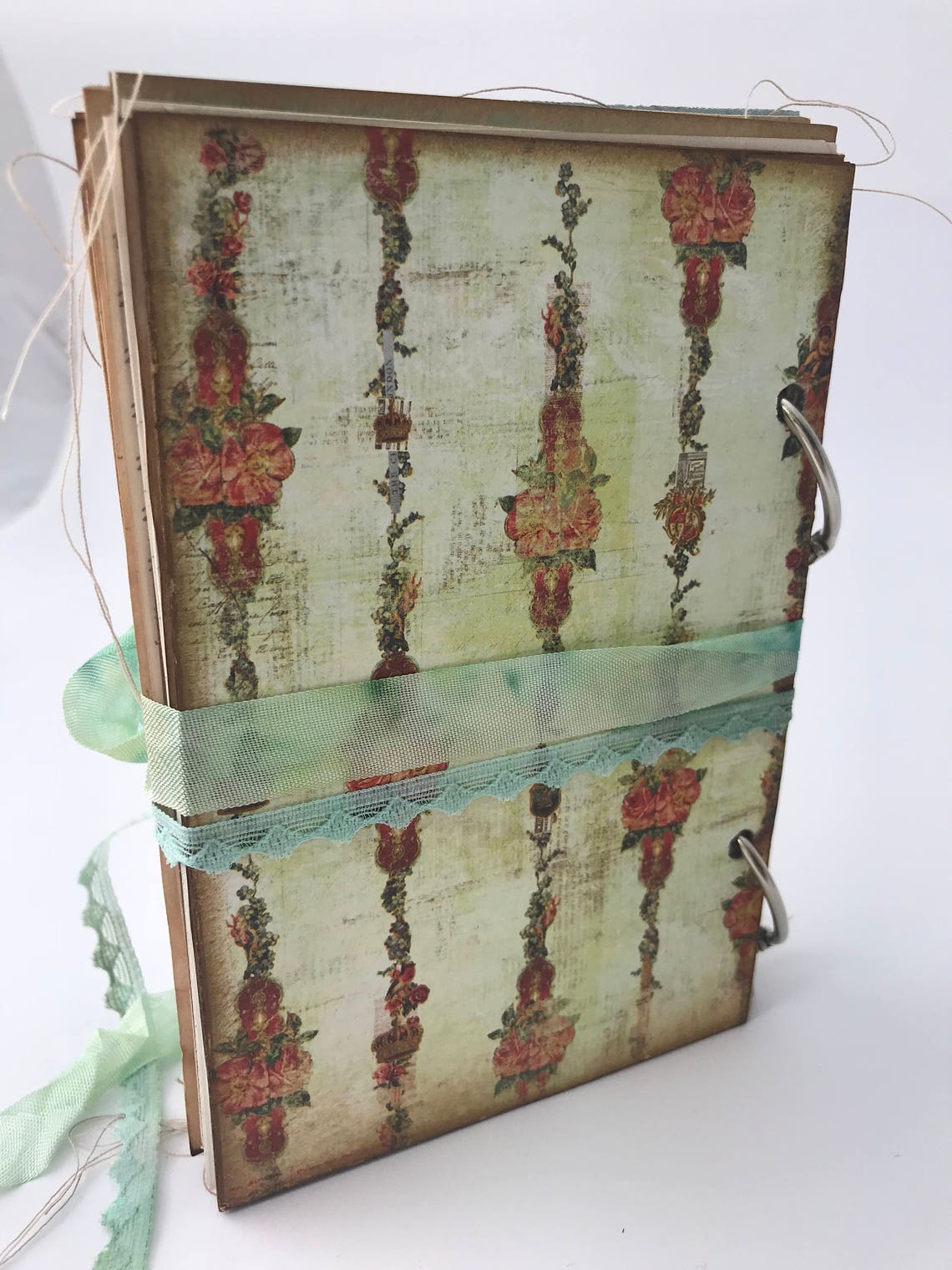 Forever Journal Junk Journal Tea Dye Journal Mini Album Etsy