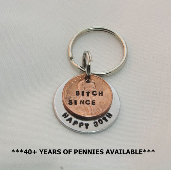 40th Birthday Happy Gift Present Idea Women Lady Keepsake For Her 40 Keyring