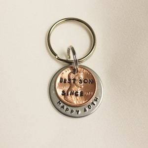 Son 40th Birthday, Son Birthday, Son Gifts, Son In Law Gifts, Son Key Chain, Birthday Gift, Birthday 40, Best Son, YOU CHOOSE YEAR