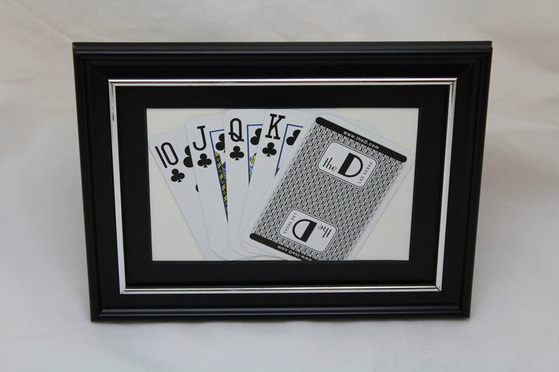 The D Las Vegas 5x7 Frame Display Poker Unique Gifts Etsy