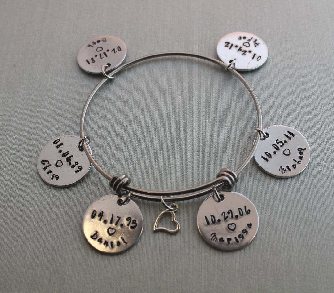 Grandchildren Bracelet, Grandma Bracelet, Grandma Again, Grandchildren