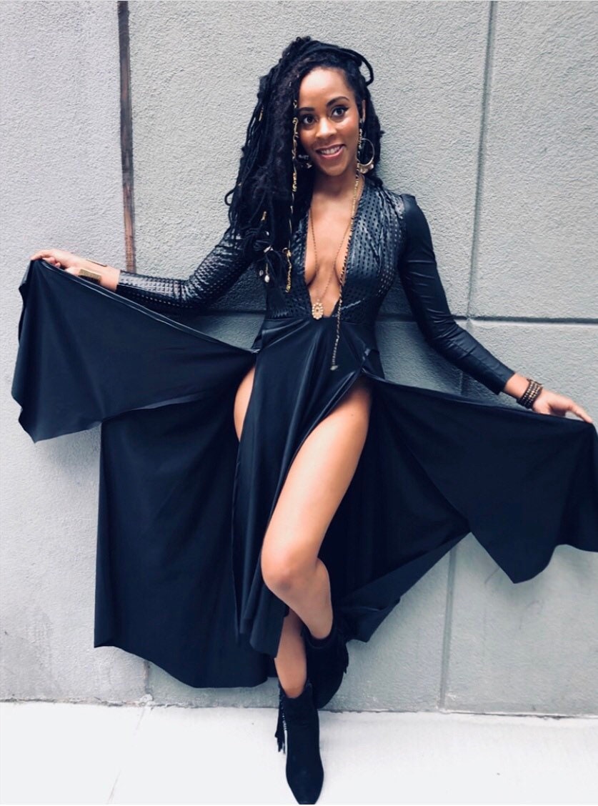 High slit dresses deals