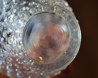 ヴィンテージ フェントン ホブネイル オパールセント花瓶、ムーン