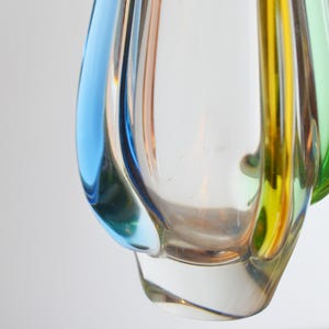 Frantisek Zemek Rhapsody Art Glass Vase, Czech Mid-Century Modern Decor image 2