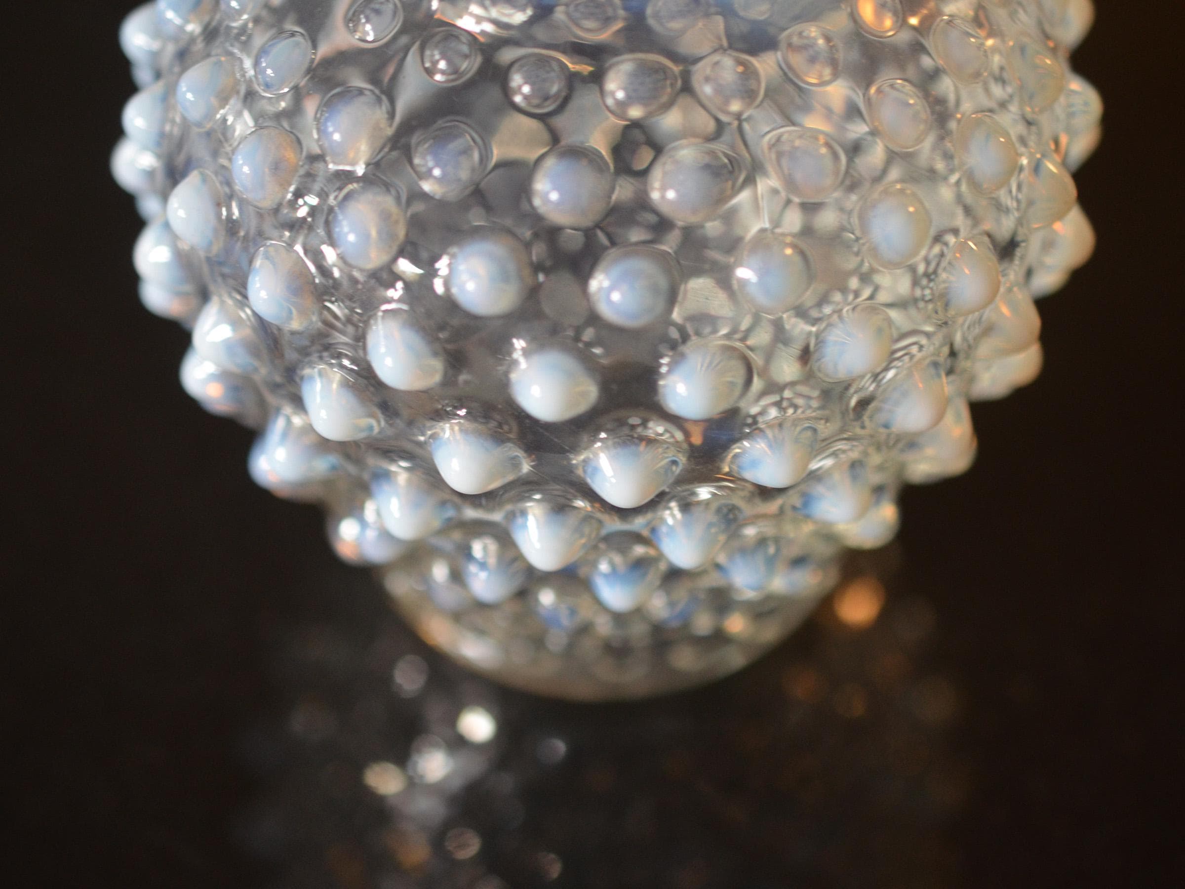 ✨希少✨オールドフェントン花瓶 薊 オパールセントガラス 置物