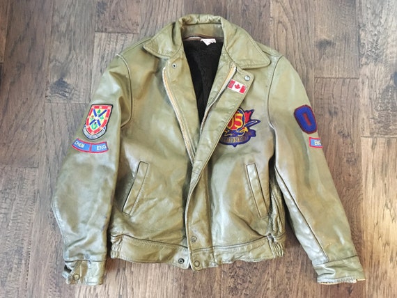Multi-Patches Mixed Leather Varsity Blouson, Men's Fashion, Coats, Jackets  and Outerwear on Carousell