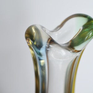 Frantisek Zemek Rhapsody Art Glass Vase, Czech Mid-Century Modern Decor image 8