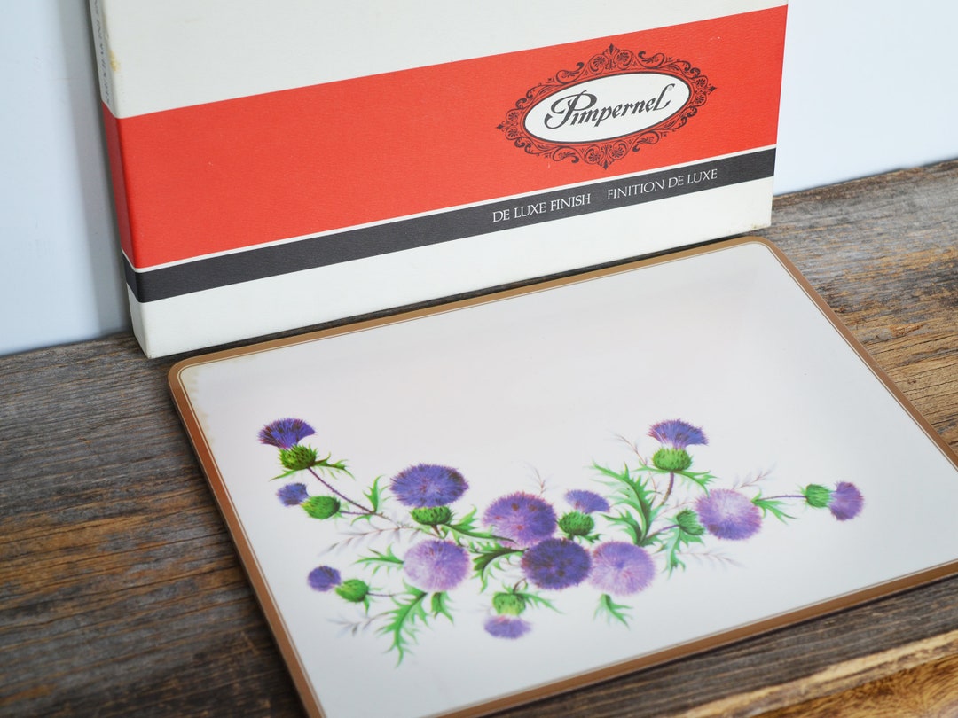 Vintage Pimpernel Placemats Boxed Set of 4 With Scottish Etsy