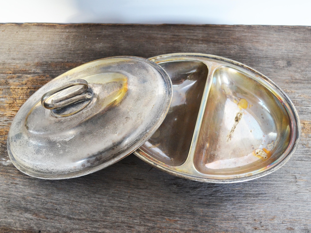 Antique Silver Serving Dish Silver Plate Holloware Thomas Etsy