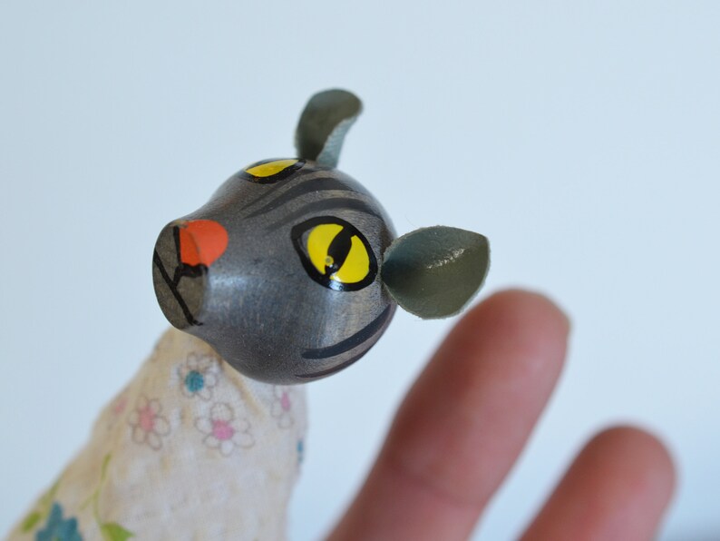 Vintage Finger Puppets Made by Tofa in Czechoslovakia Circa Etsy