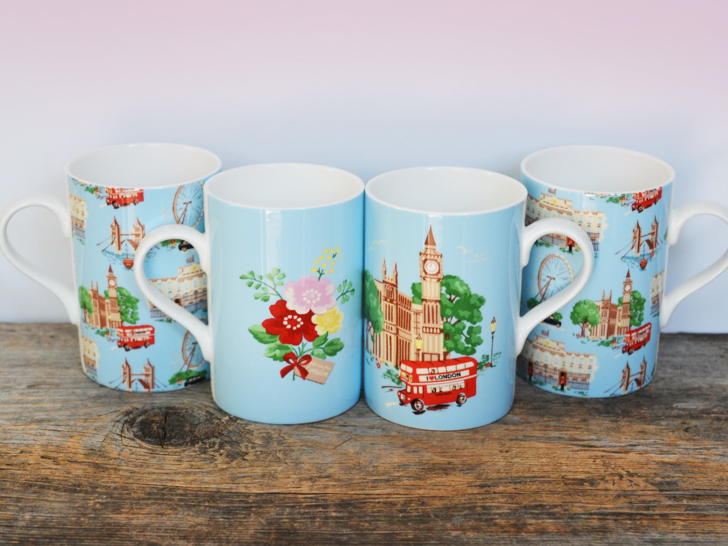 cath kidston mugs set of 4