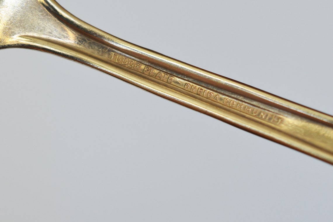 Vintage Oneida Fortune Flatware Tudor Plate Silverplated Etsy