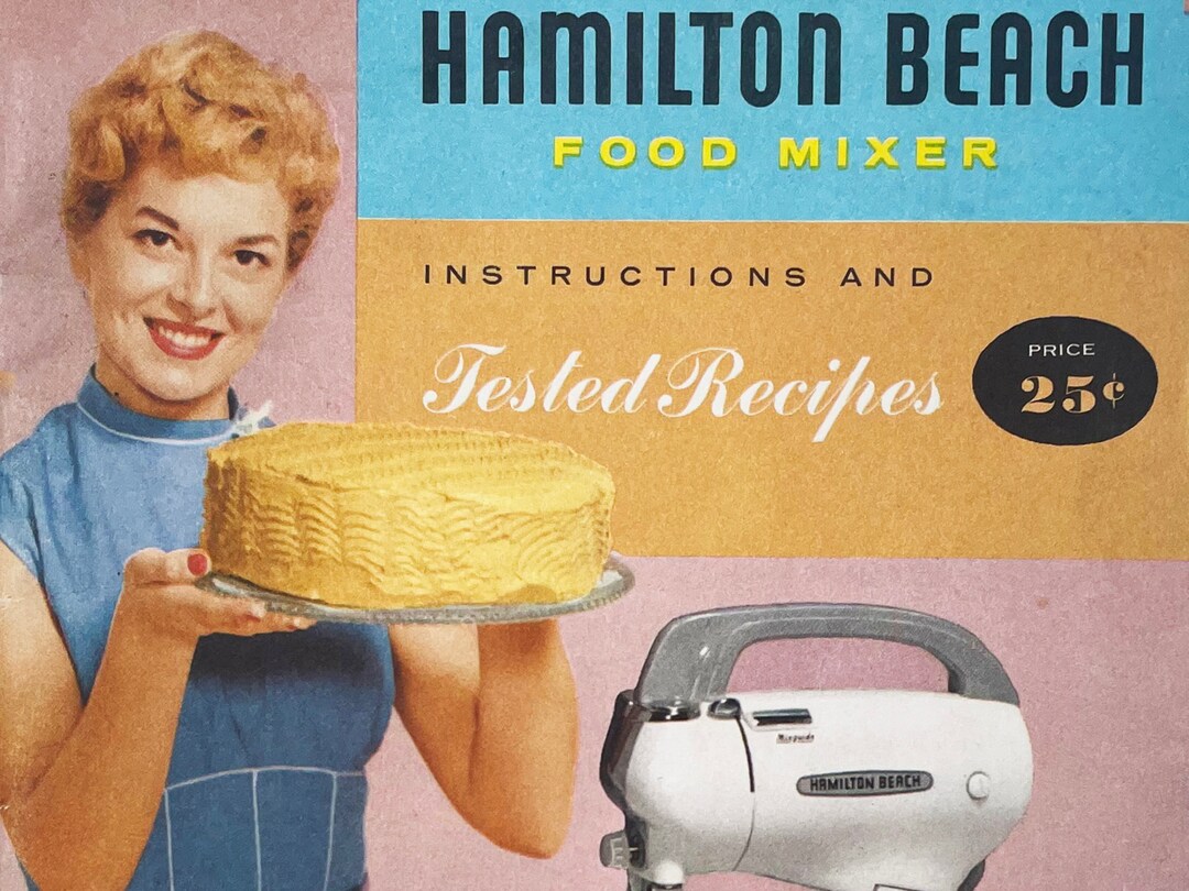 DIGITAL Vintage Hamilton Beach Instructions and Recipe Booklet Digital