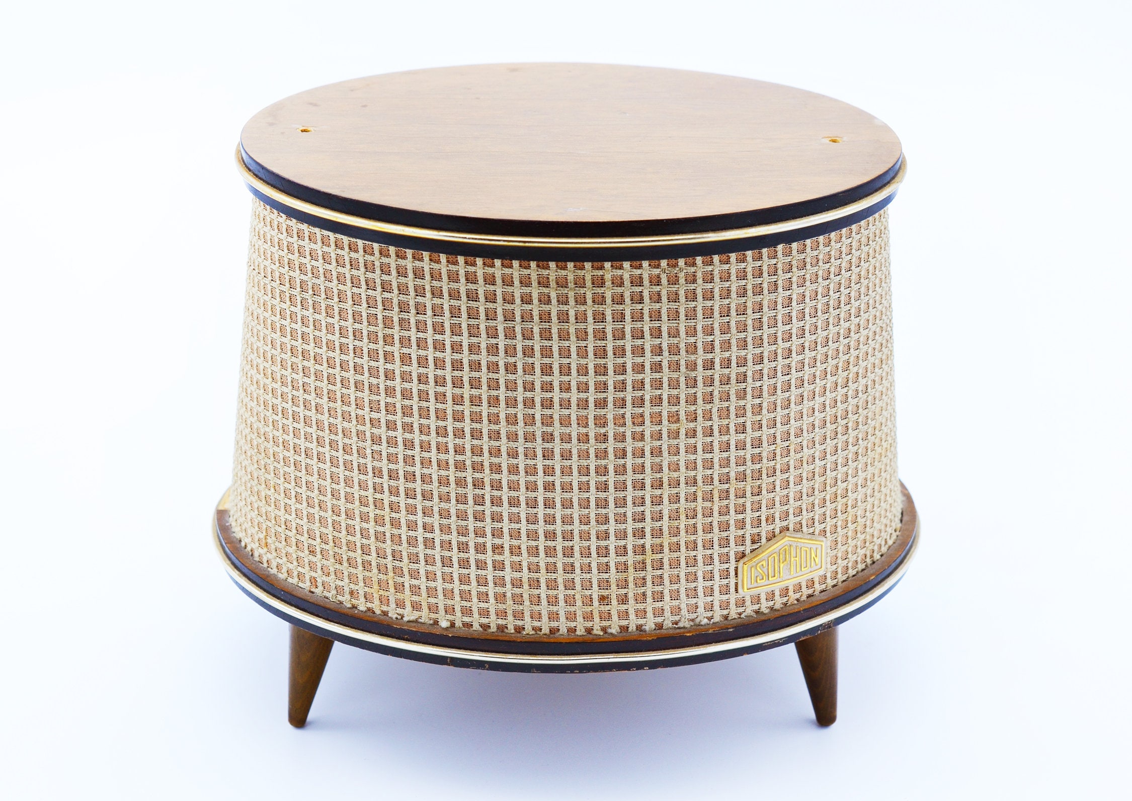 Vintage Isophon Speaker Circa 1963, Stereonette III, Mid Century