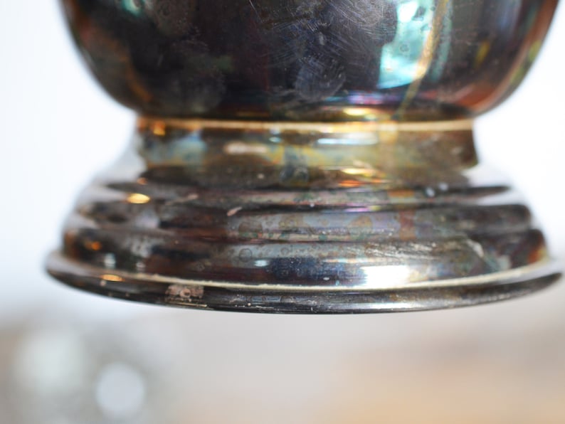 Vintage Silver Ice Bucket with inset rhinestones Bejeweled Etsy