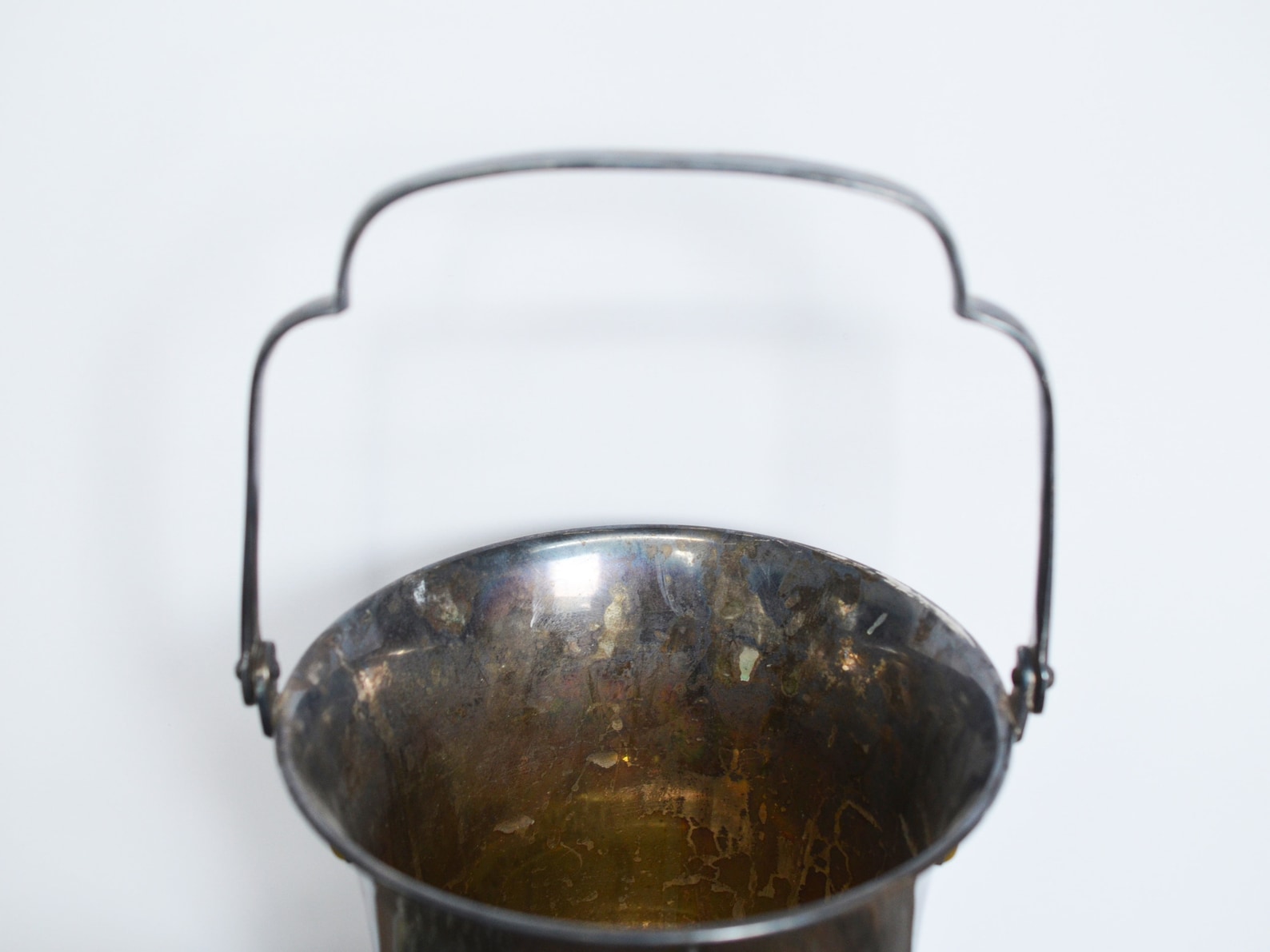Vintage Silver Ice Bucket With Inset Rhinestones Bejeweled Etsy