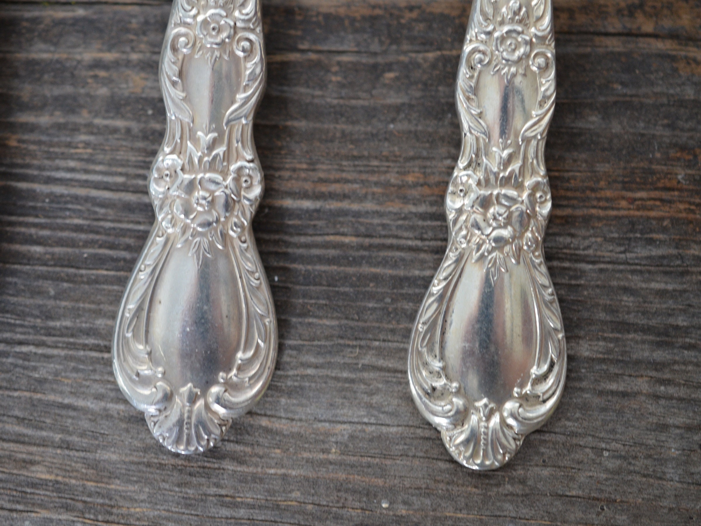 Vintage Silver Flatware, Silver-plated Cutlery 1847 Rogers