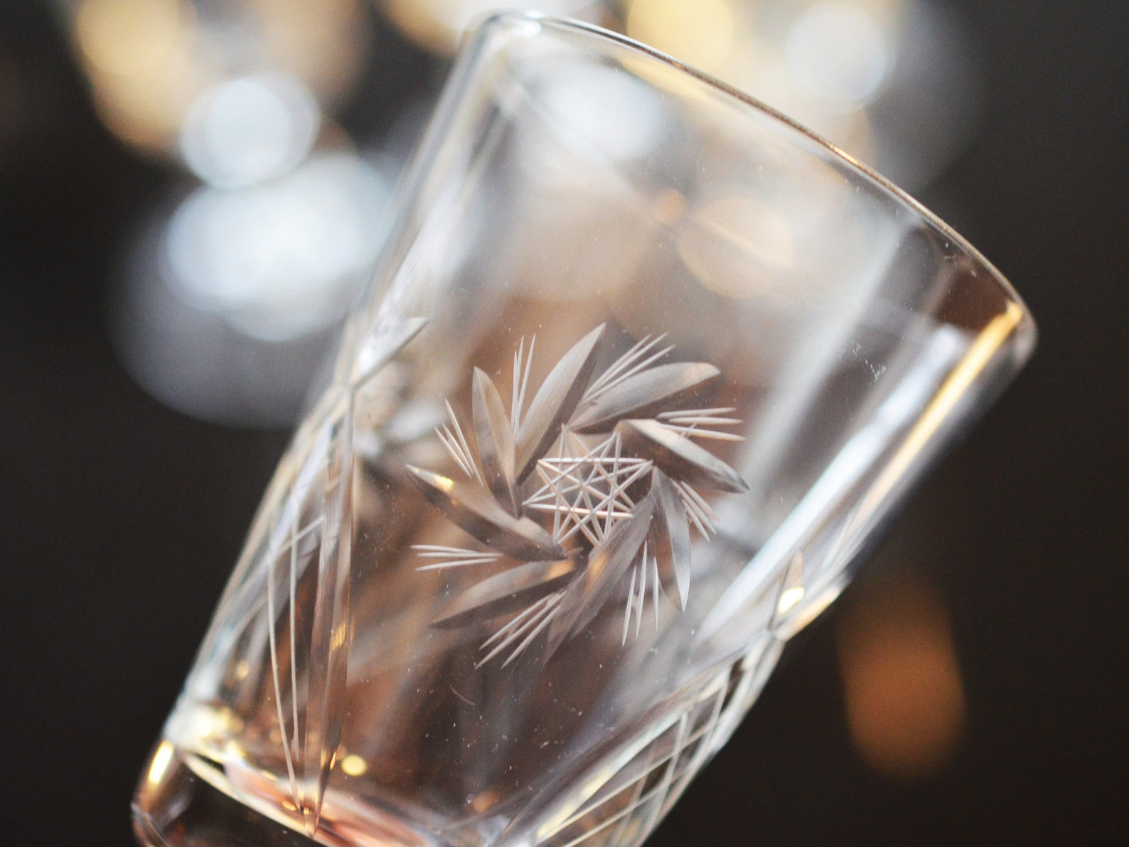 Vintage Crystal Pinwheel Champagne Glasses Set of 5 Heavy Etsy