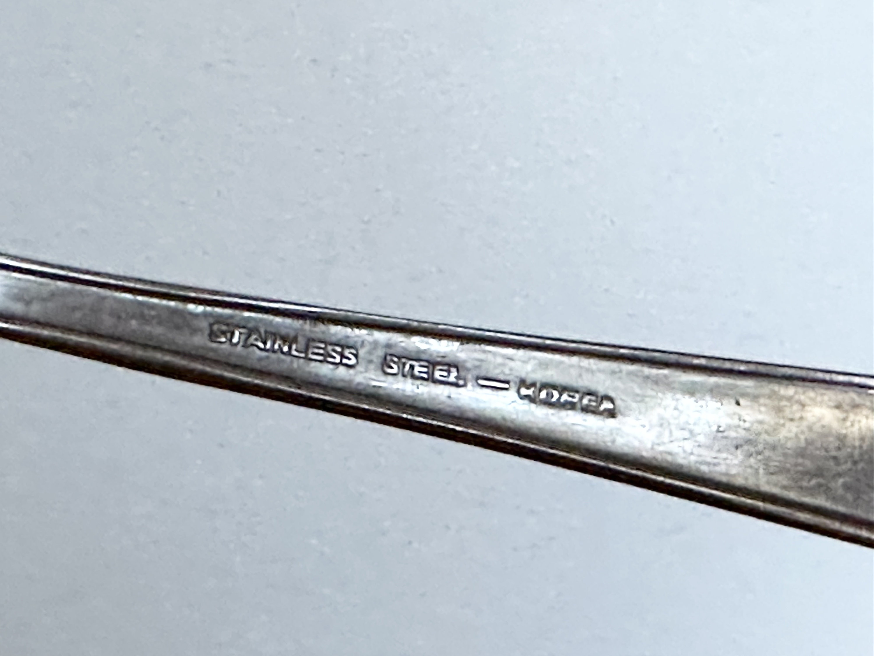 Vintage Starburst Stainless Steel Flatware, Korea, 1950s, Mid