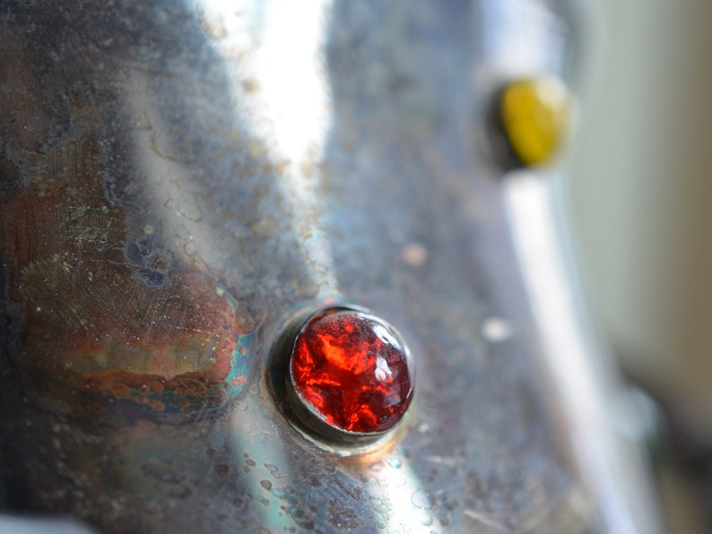 Vintage Silver Ice Bucket with inset rhinestones Bejeweled Etsy