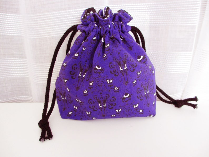 Haunted Mansion Wallpaper Print Drawstring Pouch
